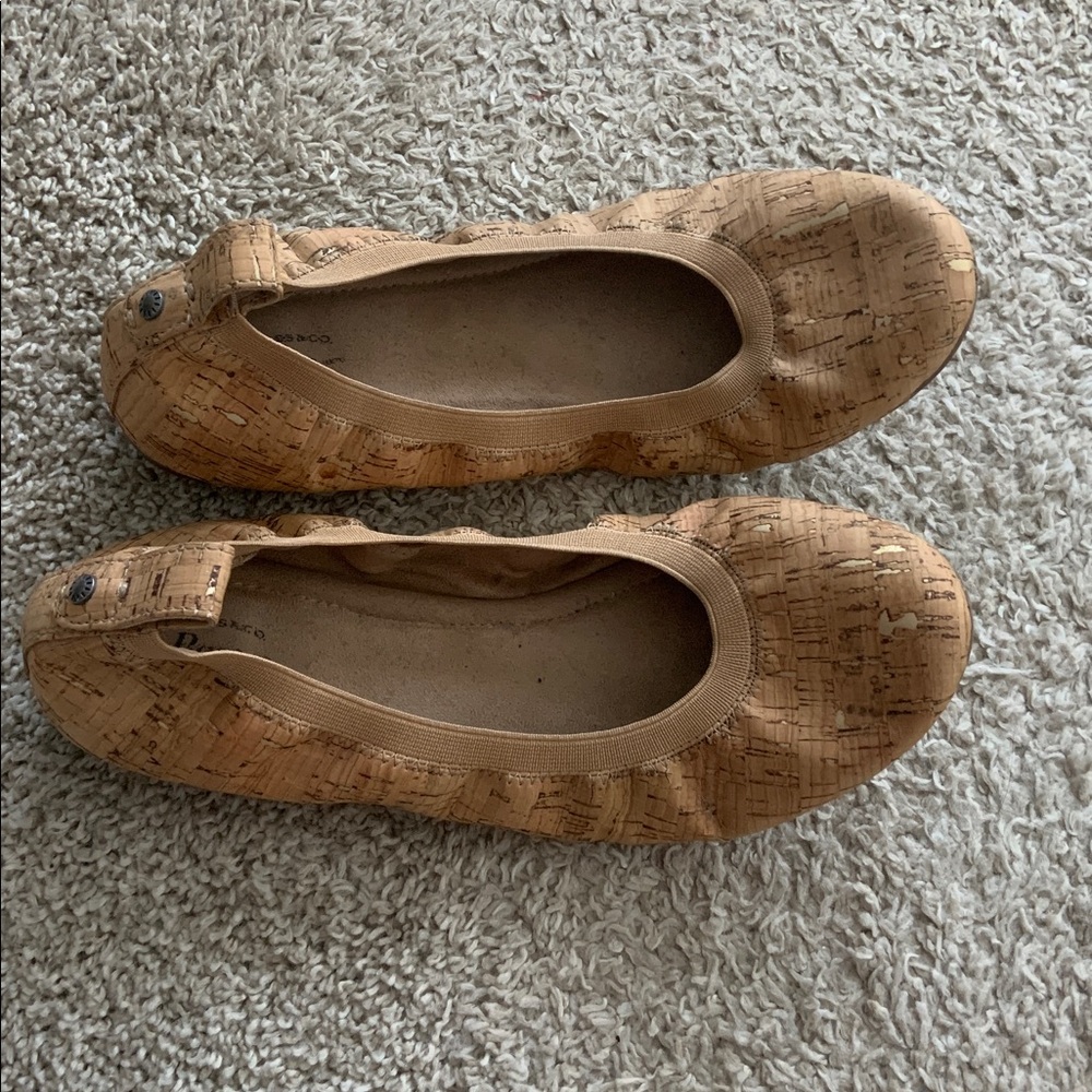 G H Bass & Co Ballet Flats Womens Size 8.5 Lexi Casual Slip On Camo Shoes GUC